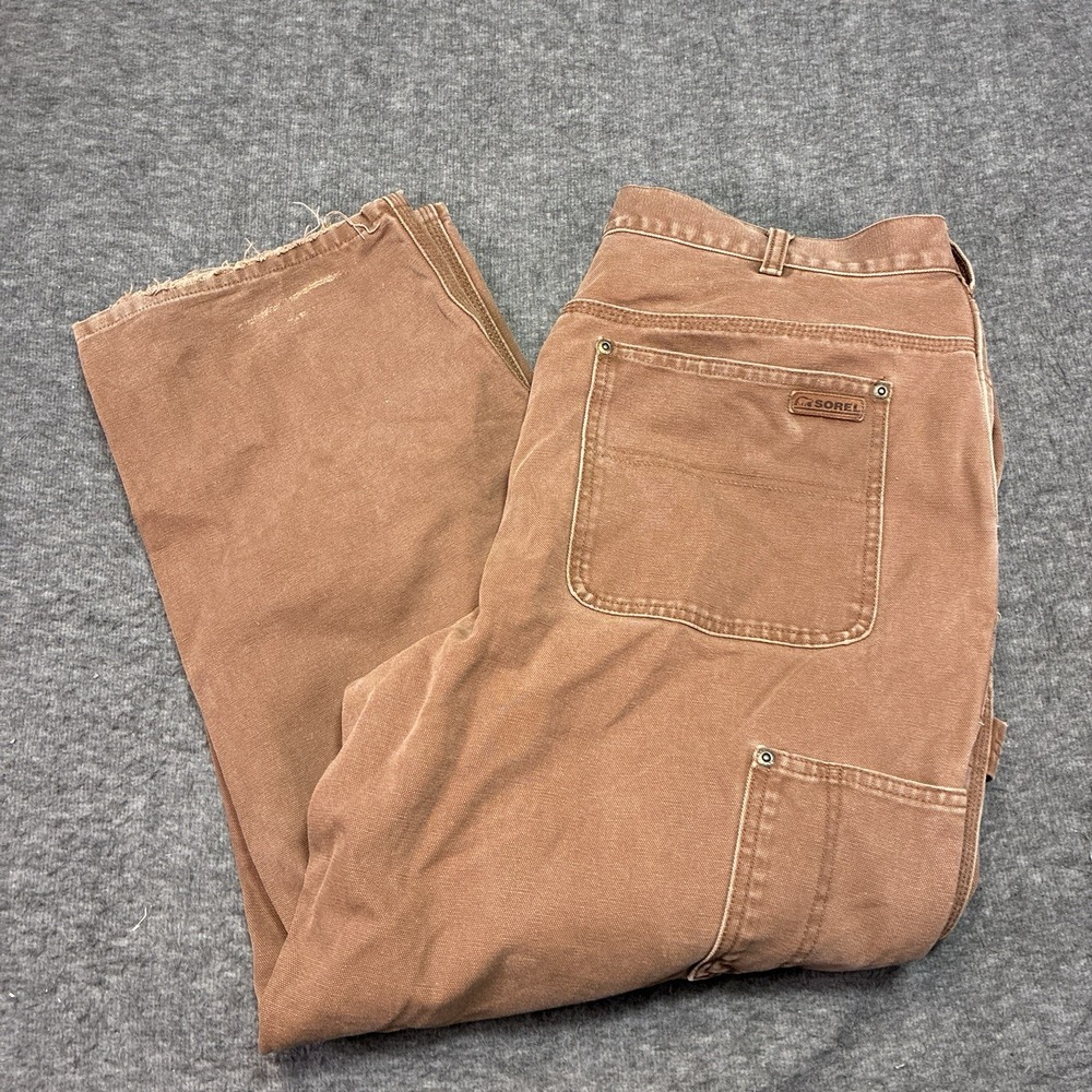 Sorel Pants Mens 38x30 Heavy Double Knee Carpenter Outdoor Workwear Jeans‎